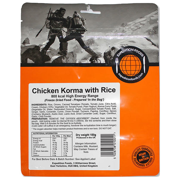 Chicken Korma With Rice