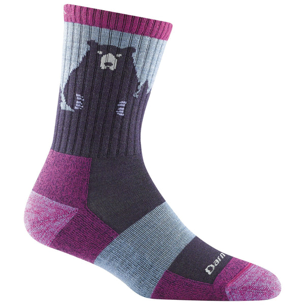 Womens Bear Town Micro Crew Light Cushion Sock