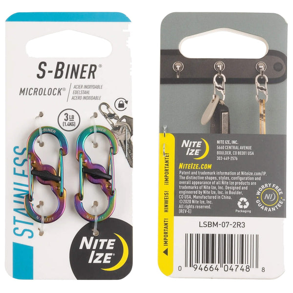 S Biner Microlock Stainless Steel 2 Pack