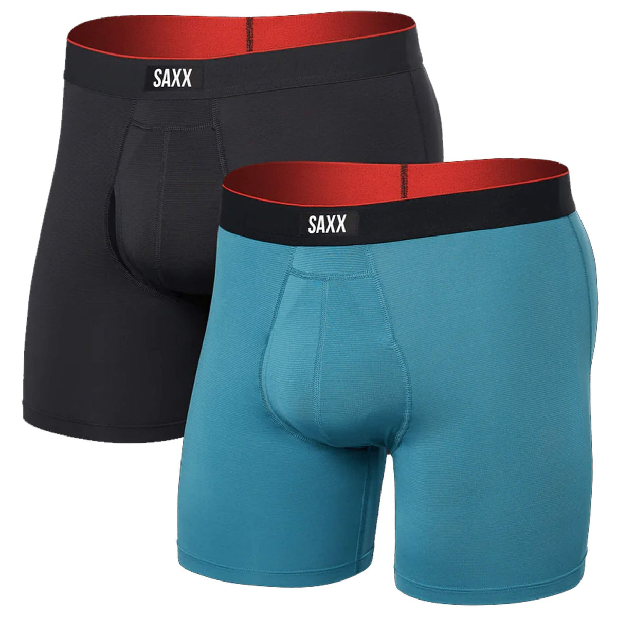 Multi Sport Mesh Boxer Brief Fly 2 Pack