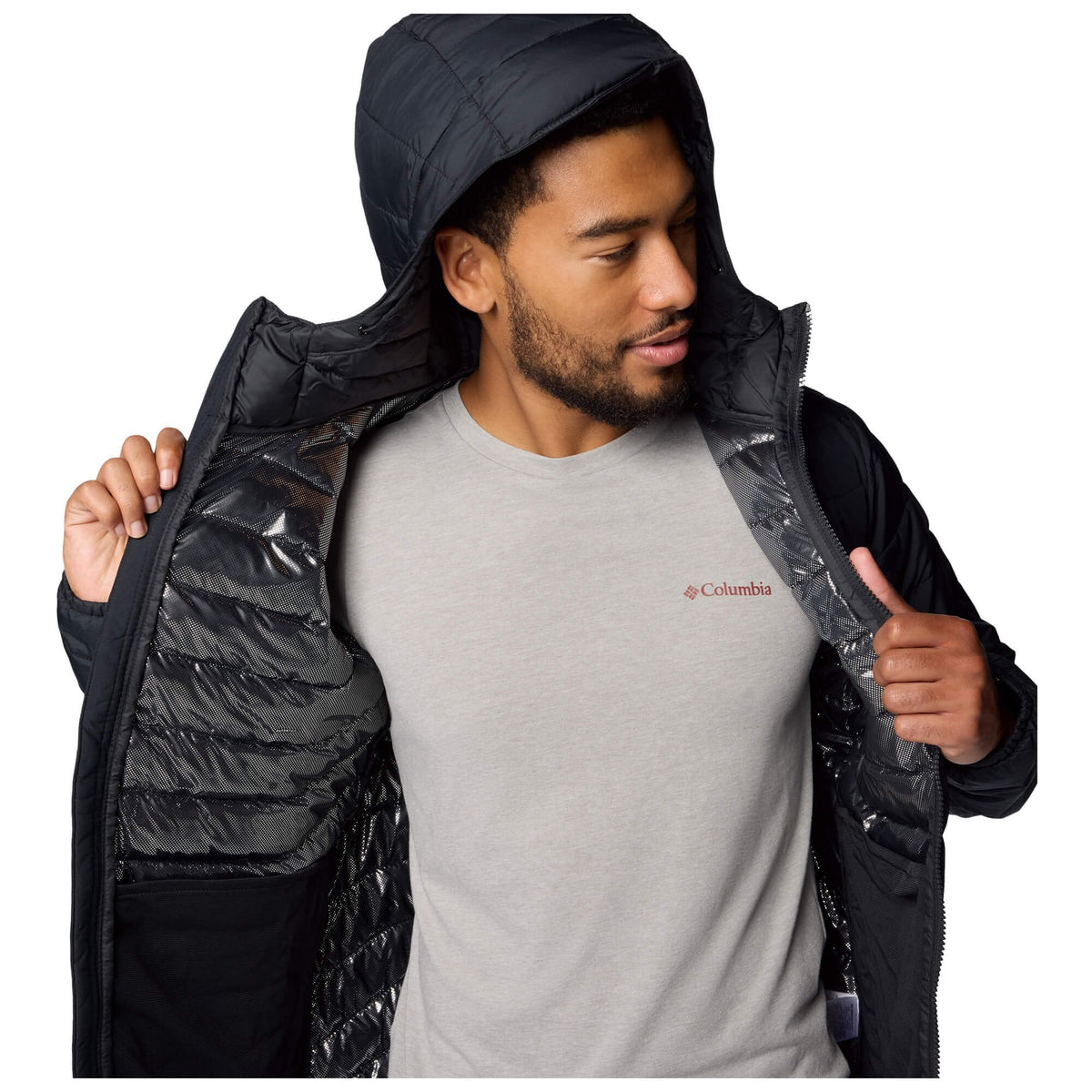 Mens Powder Lite II Hooded Jacket