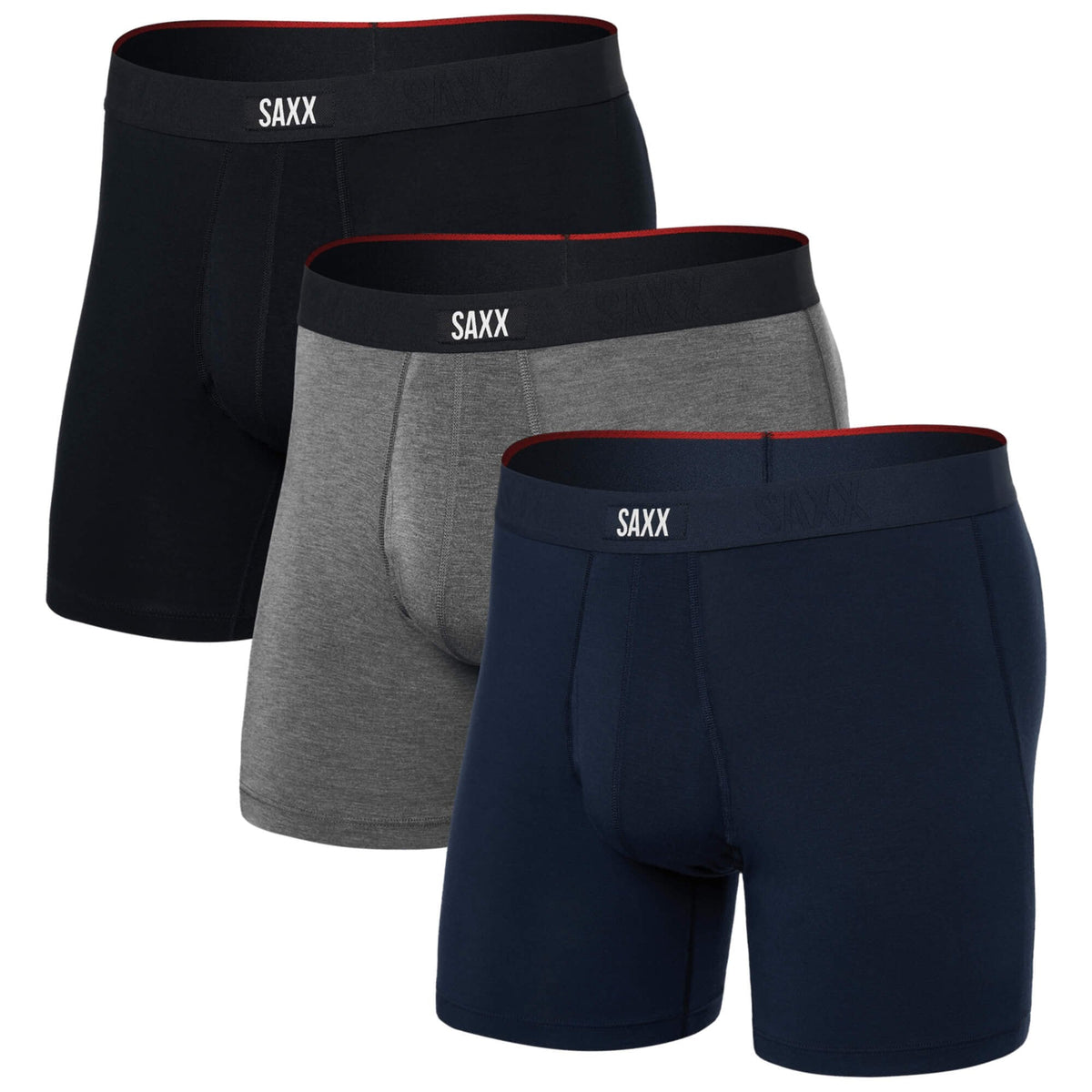 Mens Vibe Xtra Boxer Brief Fly 3 Pack