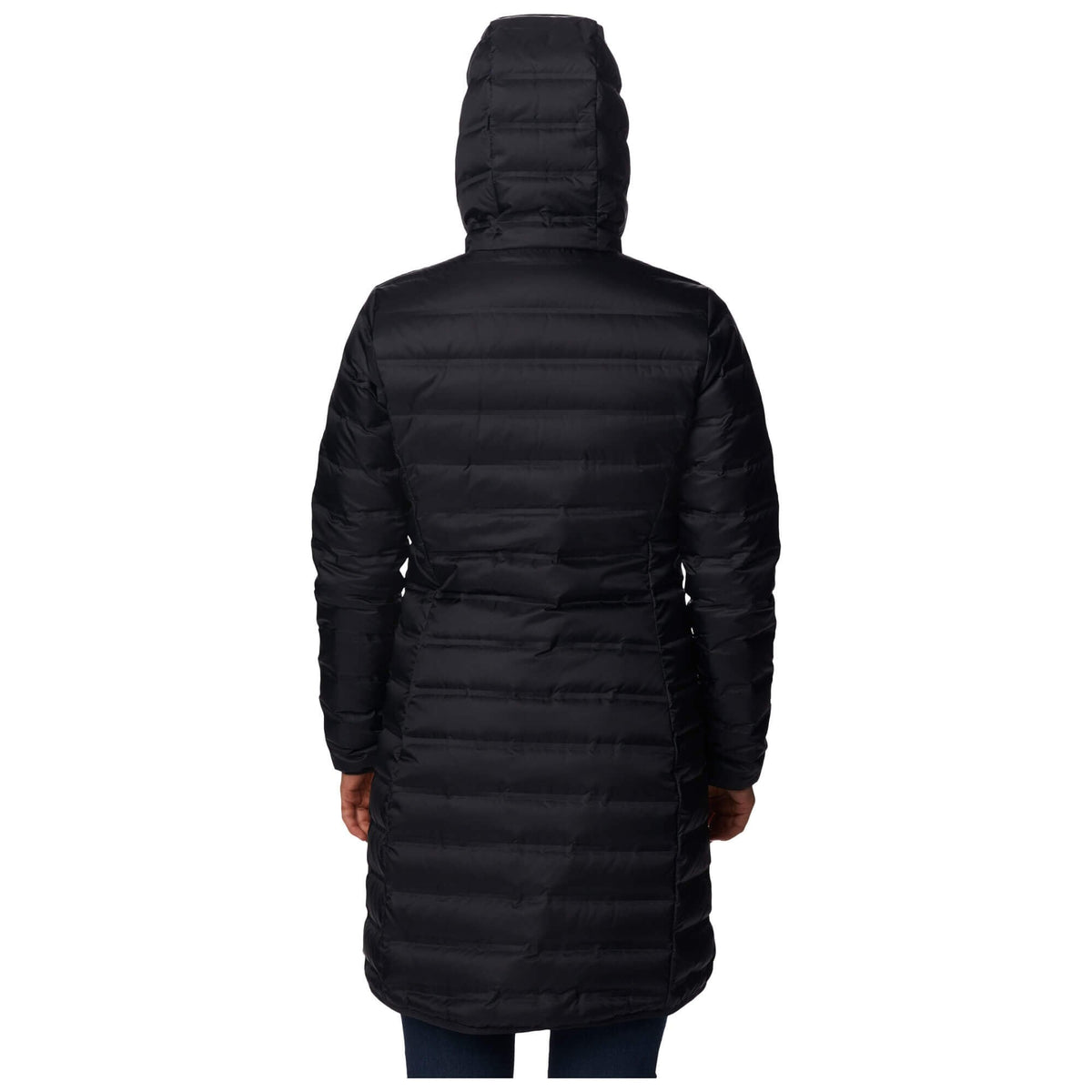Womens Lake 22 II Down Long Hooded Jacket