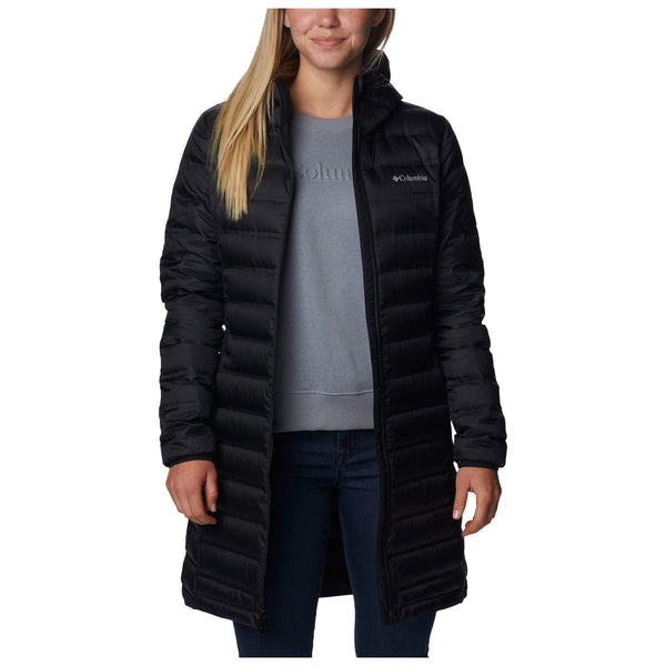 Womens Lake 22 II Down Long Hooded Jacket