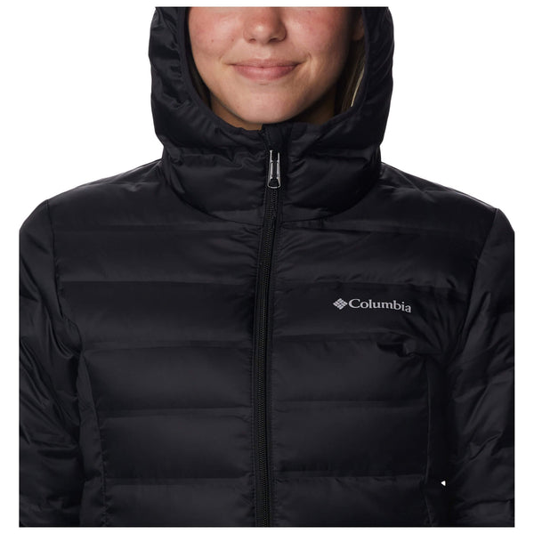 Womens Lake 22 II Down Long Hooded Jacket