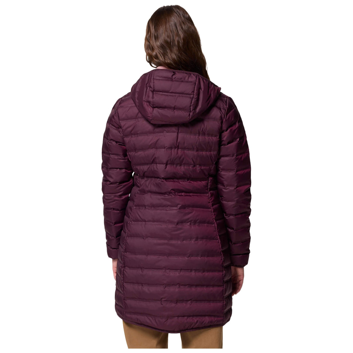 Womens Lake 22 II Down Long Hooded Jacket
