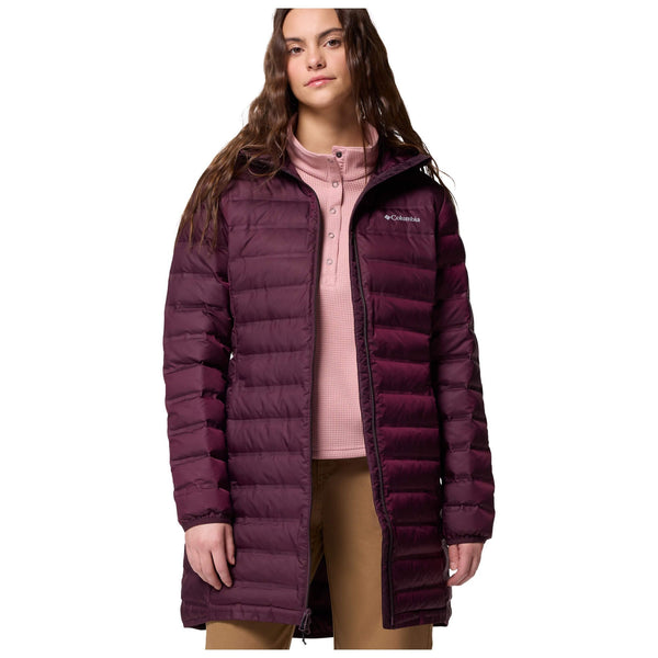 Womens Lake 22 II Down Long Hooded Jacket