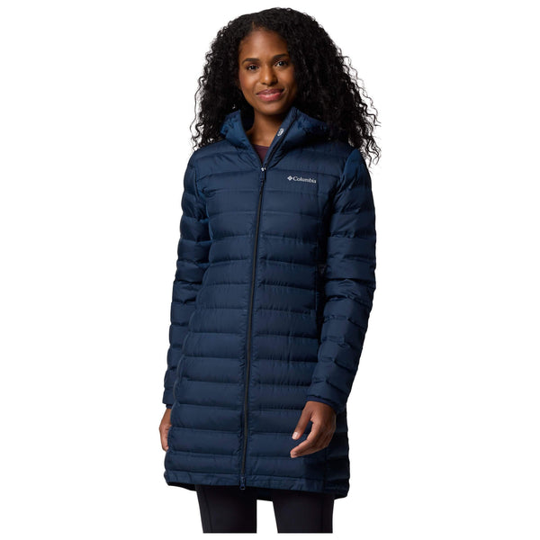 Womens Lake 22 II Down Long Hooded Jacket