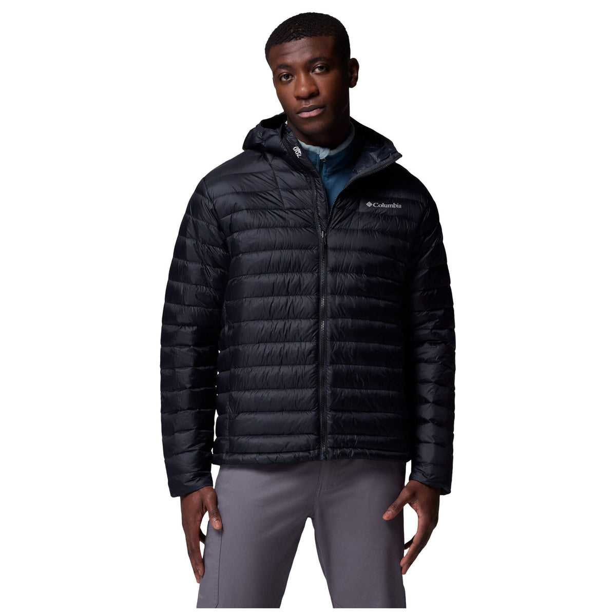 Mens Corelite Down Hooded Jacket