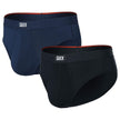 Mens Vibe Xtra Soft Comfort Brief Fly 2 Pack