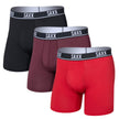 Mens Essential Performance Mesh Boxer Brief  Fly 3 Pack