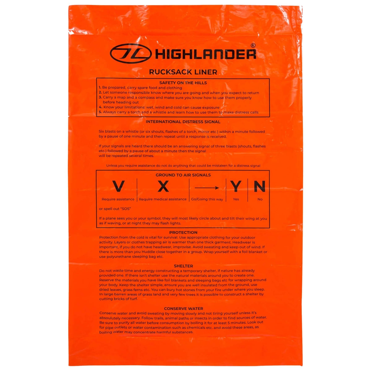 Rucksack Liner