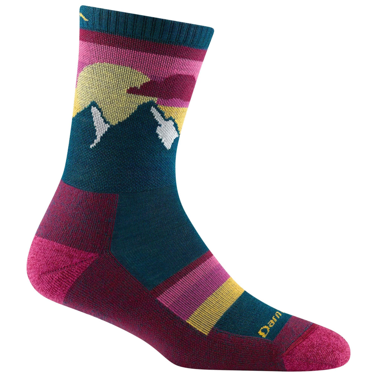 Womens Sunset Ledge Micro Crew LW with Cushion Sock