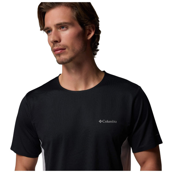 Mens Three Pitch Short Sleeve Crew