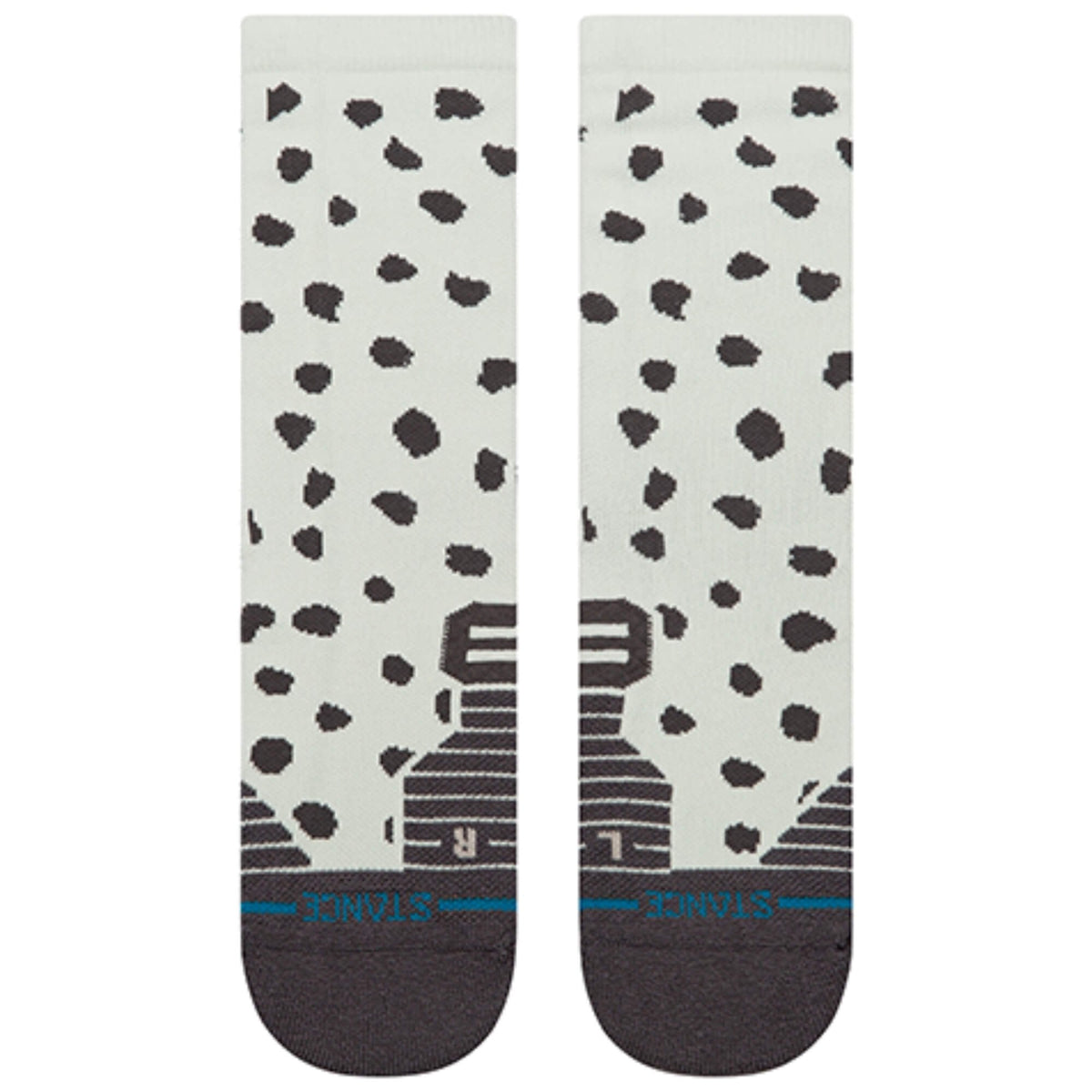 Leopard Mid Crew Sock