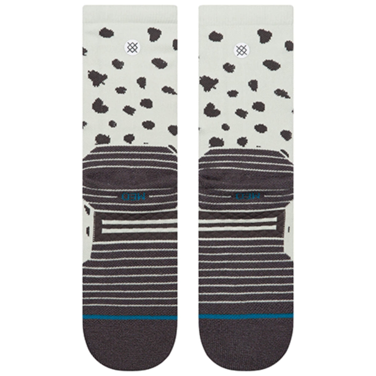 Leopard Mid Crew Sock
