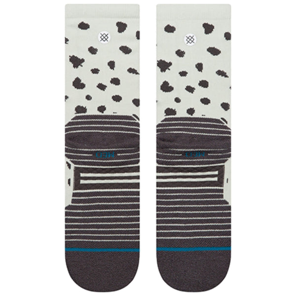 Leopard Mid Crew Sock