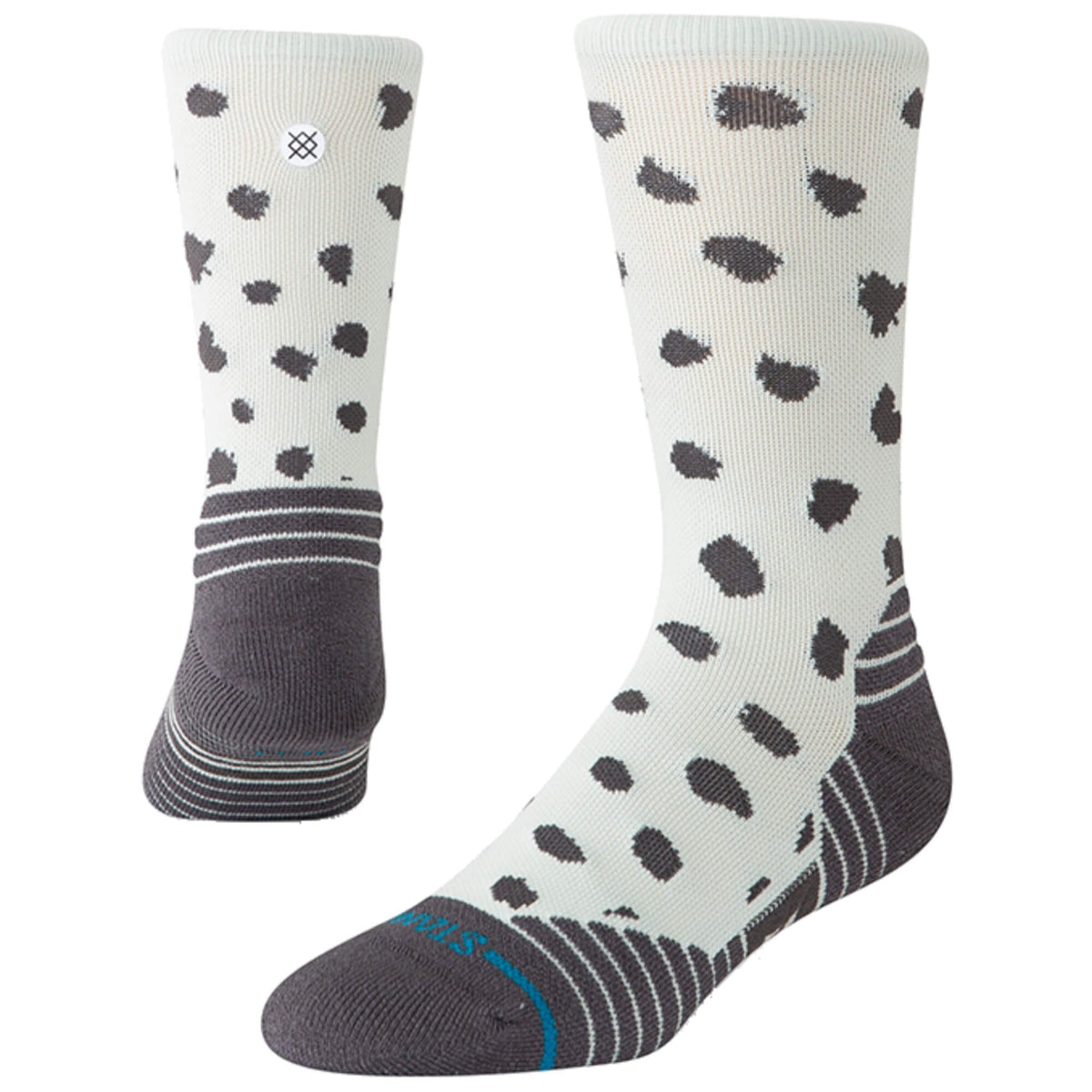 Leopard Mid Crew Sock