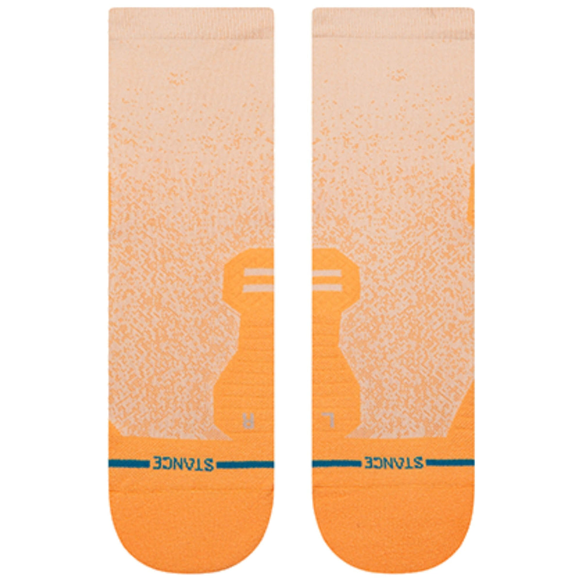 Powder Split Light Quarter Sock