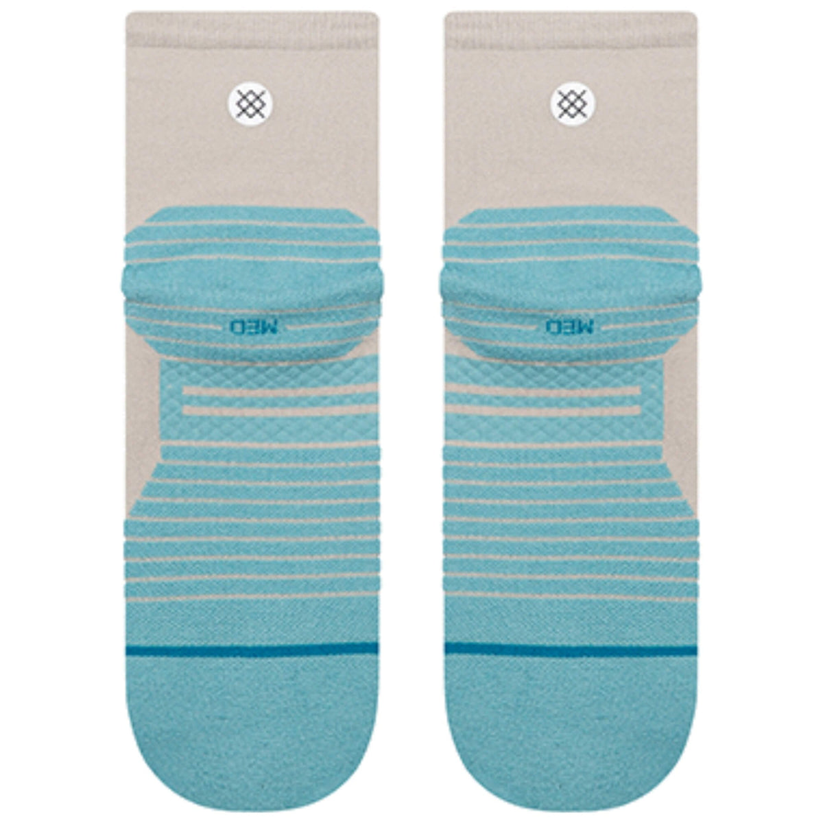 Two Tone Light Quarter Sock
