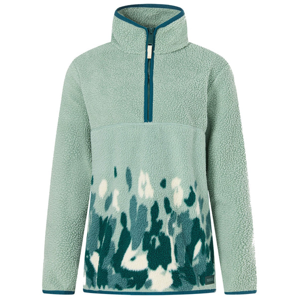 Womens Frankie Borg Half Zip