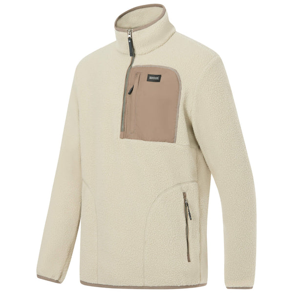 Mens Frankie Borg Half Zip