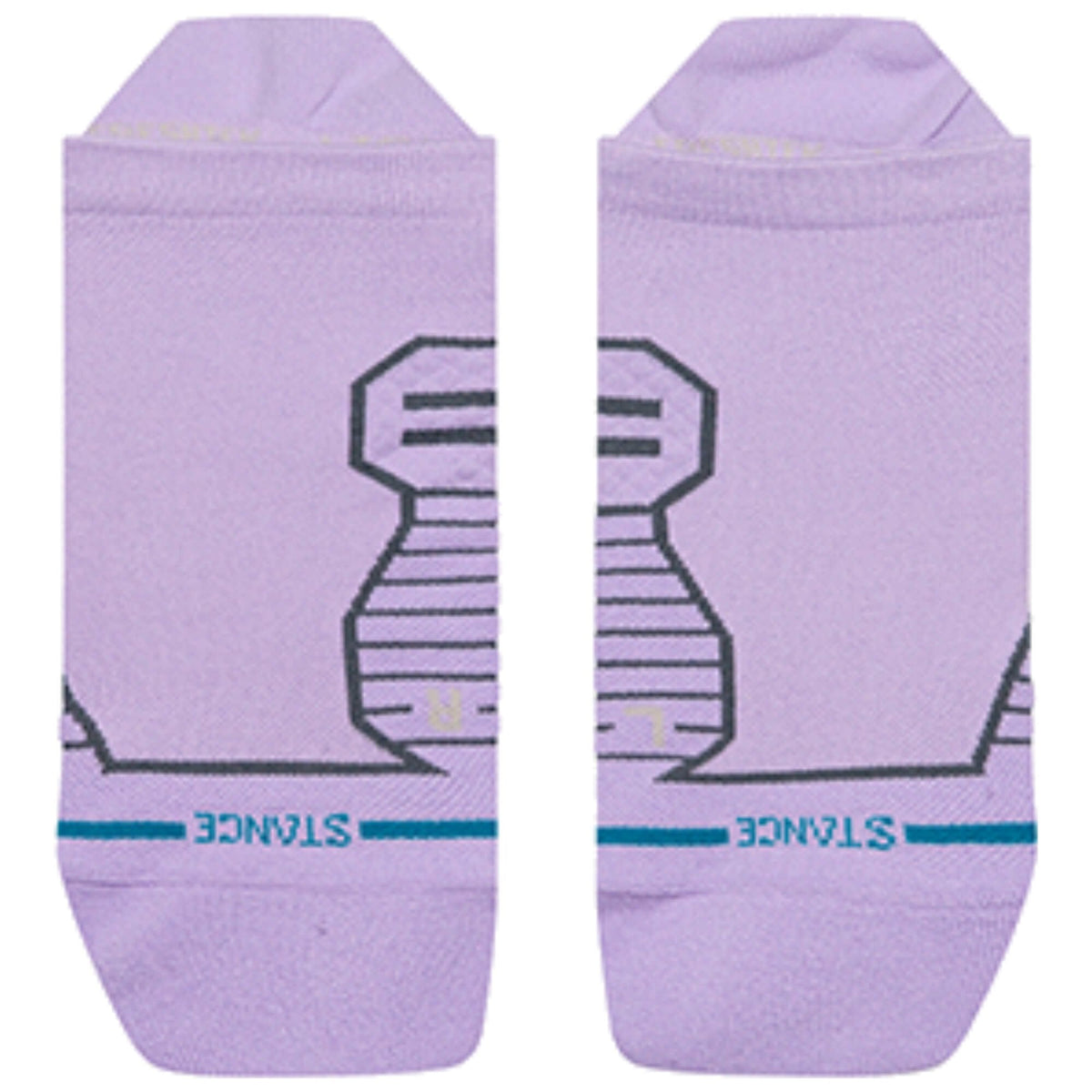 Grape Light Tab Sock