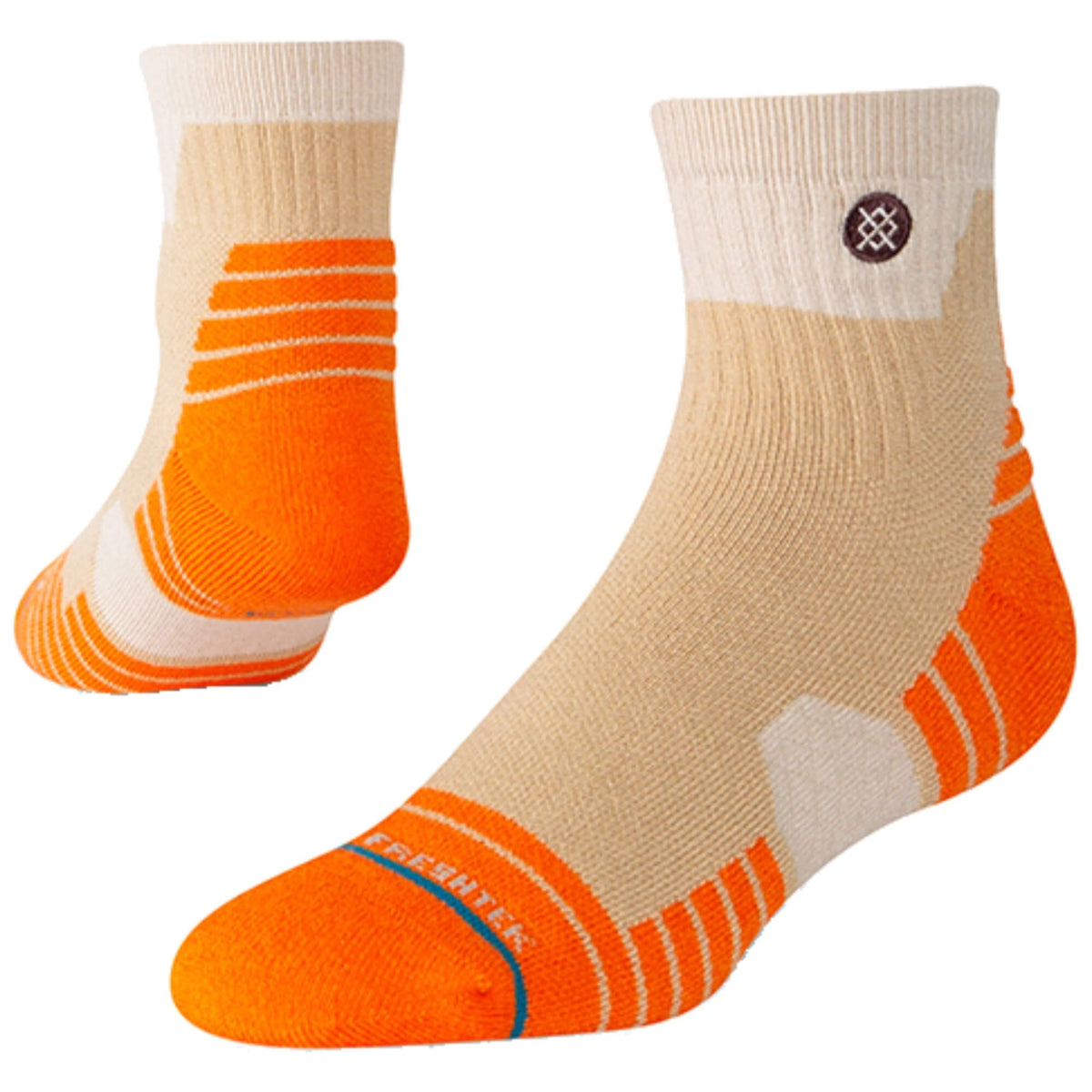 Tri Block Hike Quarter Sock