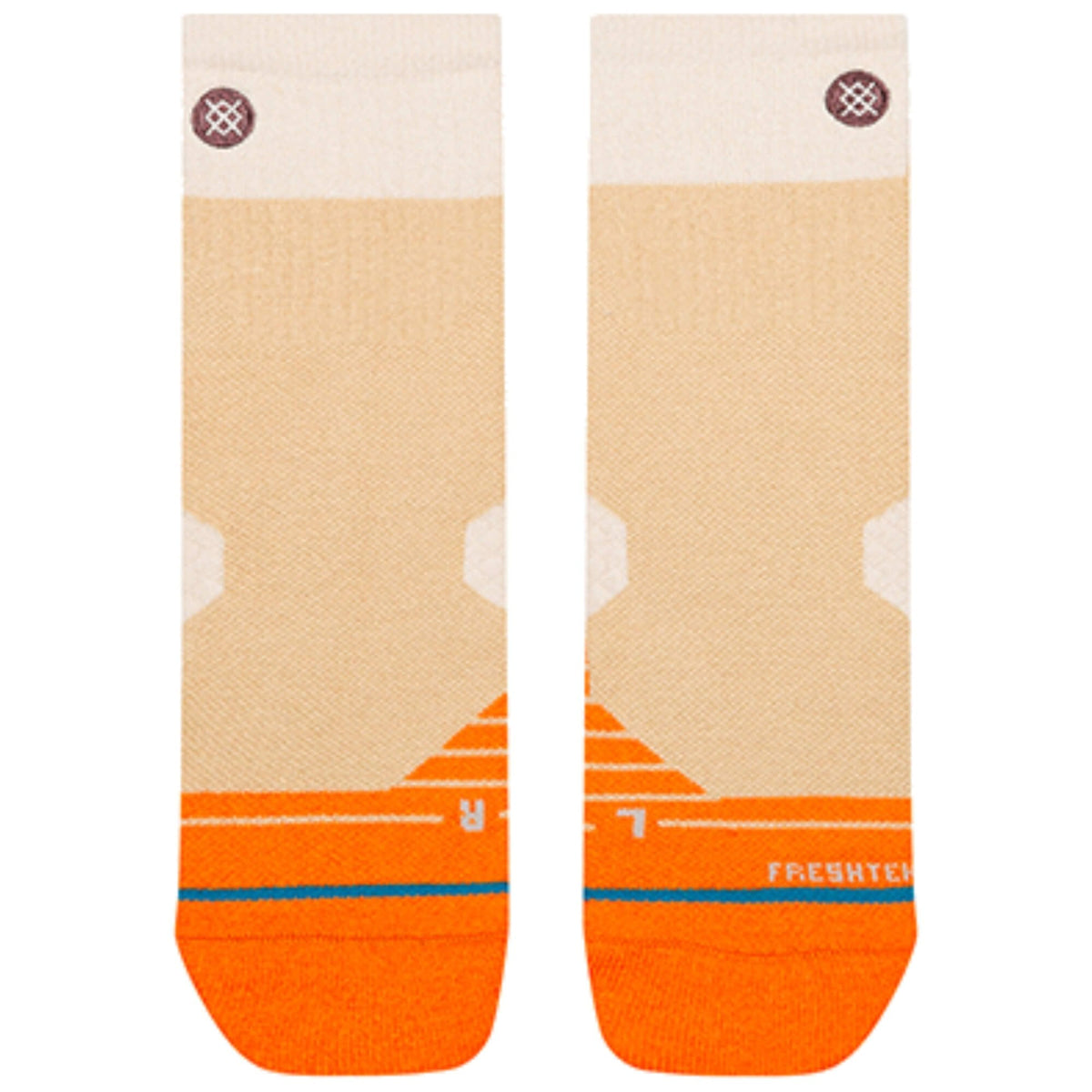 Tri Block Hike Quarter Sock