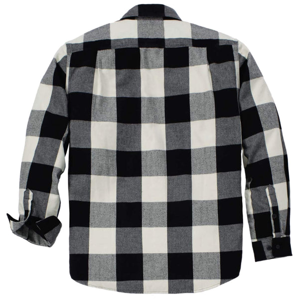 Mens Hubbard Loose Long Sleeve Plaid Shirt