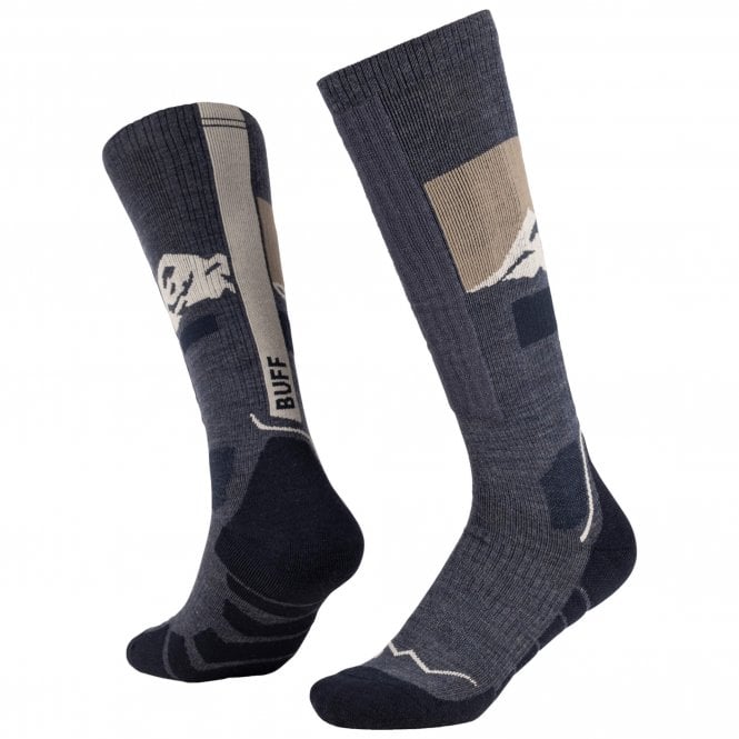 Buff Merino Heavyweight Over the Calf Sock