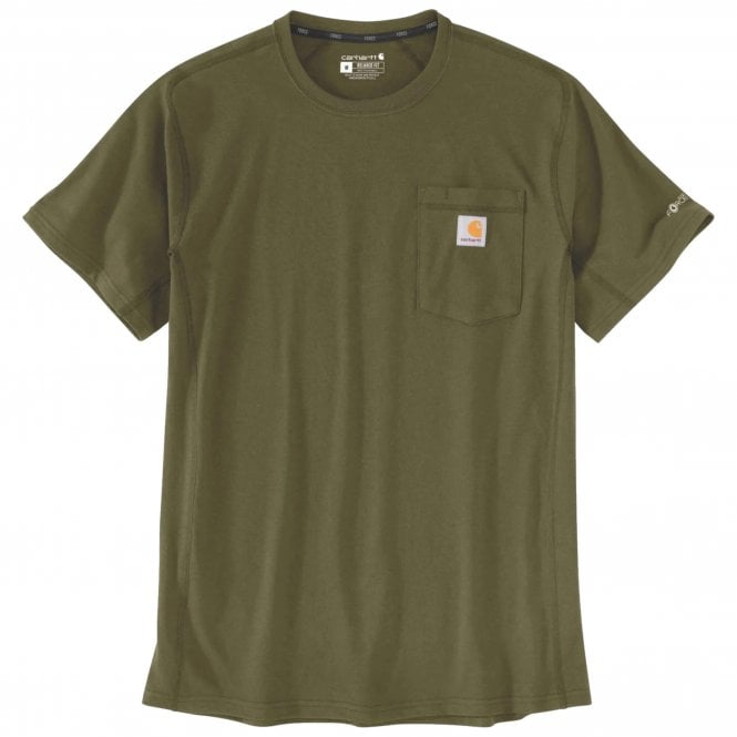 Carhartt Mens Force Delmont Relaxed Fit T Shirt