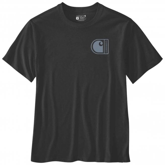 Carhartt Mens Relaxed Fit Lightweight Short Sleeve Graphic T Shirt