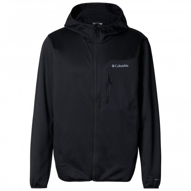 Columbia Mens Tall Heights Hooded Grid Fleece Full Zip
