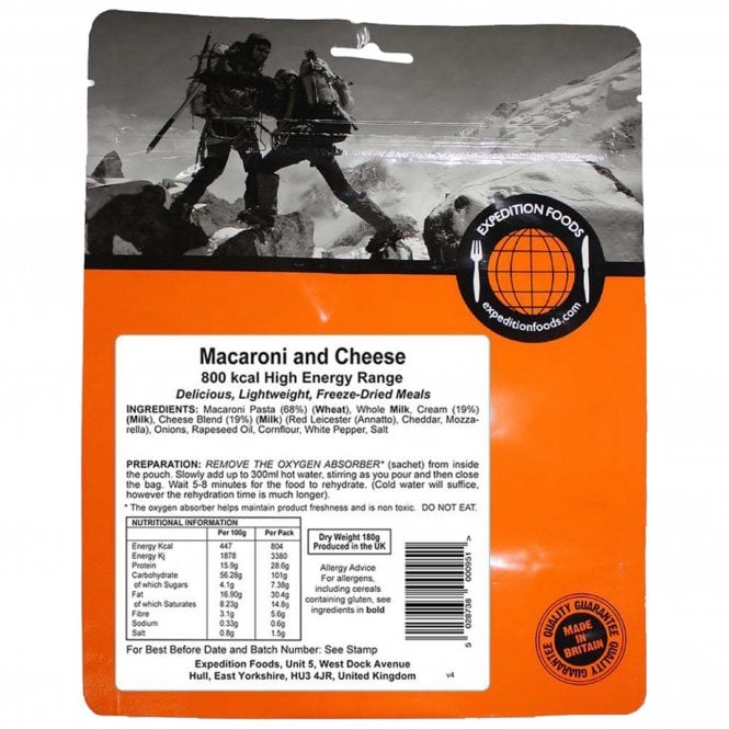 Expedition Foods Macaroni and Cheese