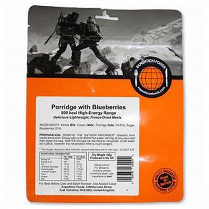 Expedition Foods Oats With Blueberries