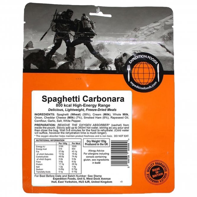 Expedition Foods Spaghetti Carbonara