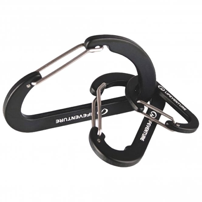 Lifeventure Karabiners 3 Pack