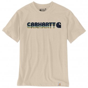 Mens Irvine Layered Logo T Shirt