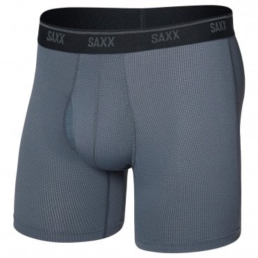 Mens Quest Quick Dry Mesh Boxer Brief Fly