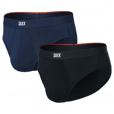 Mens Vibe Xtra Soft Comfort Brief Fly 2 Pack