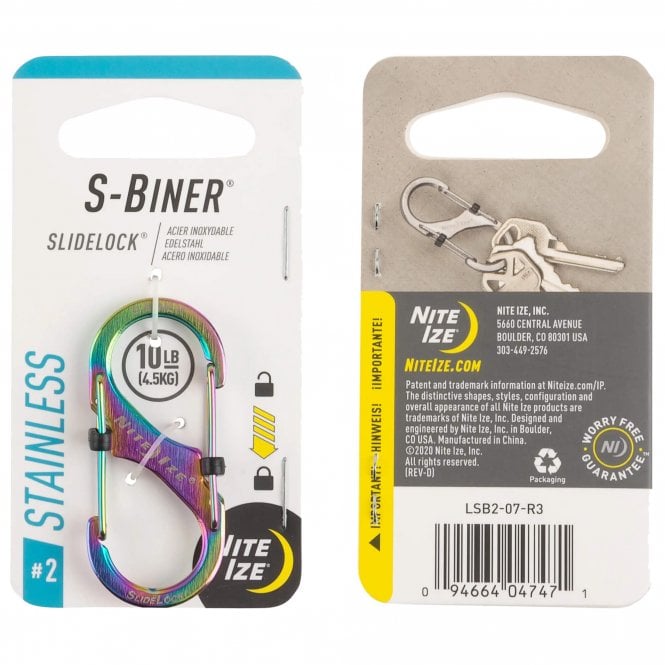 Nite Ize Slidelock Carabiner Stainless Steel 2