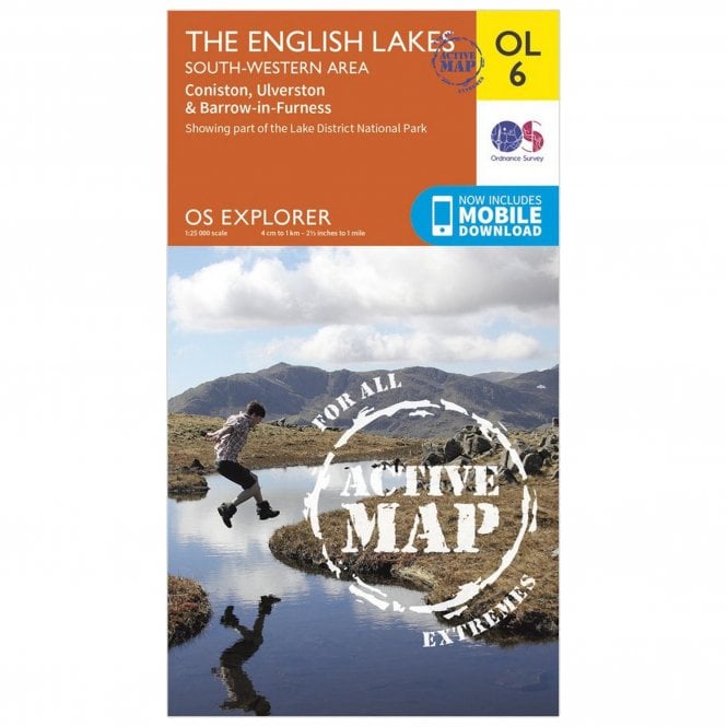 Ordnance Survey Explorer Active 6 Lake District - South Western