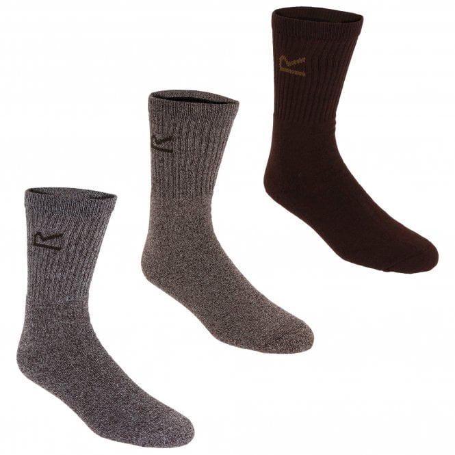 Regatta Mens 3 Pack Socks