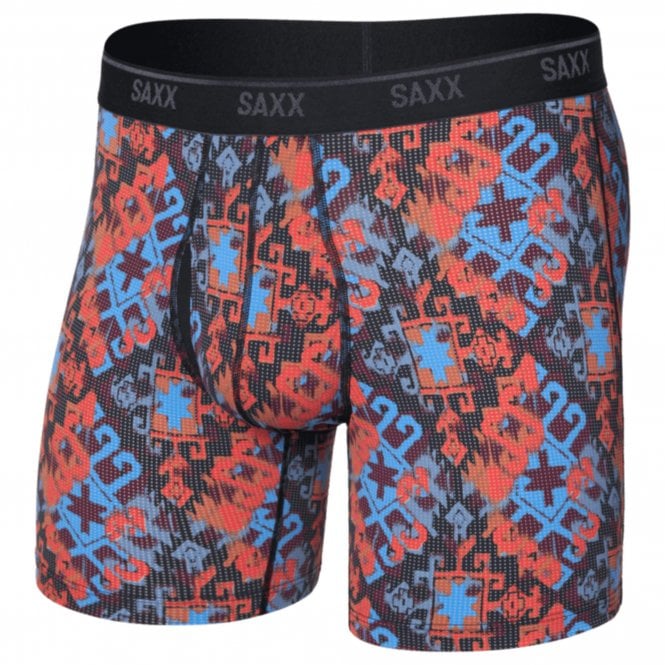 Saxx Mens Quest Quick Dry Mesh Boxer Brief Fly