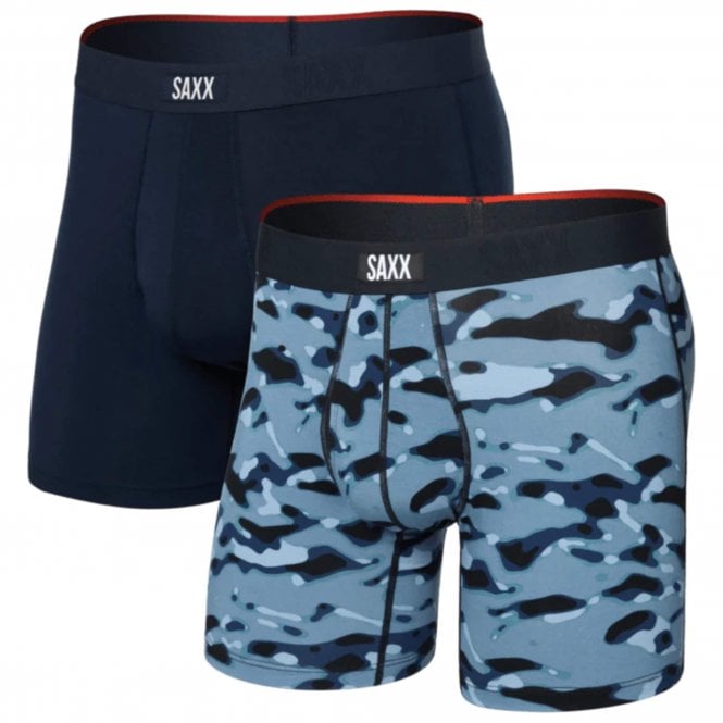 Saxx Mens Vibe Xtra Boxer Brief 2 Pack