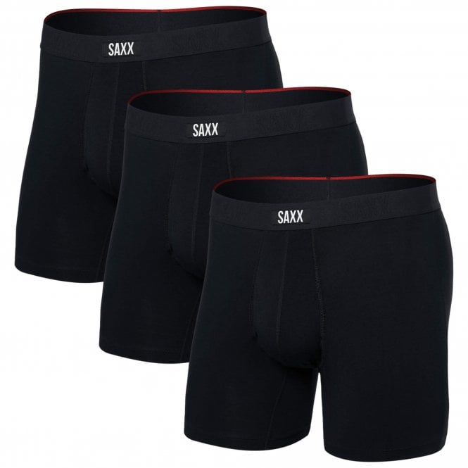 Saxx Mens Vibe Xtra Boxer Brief Fly 3 Pack