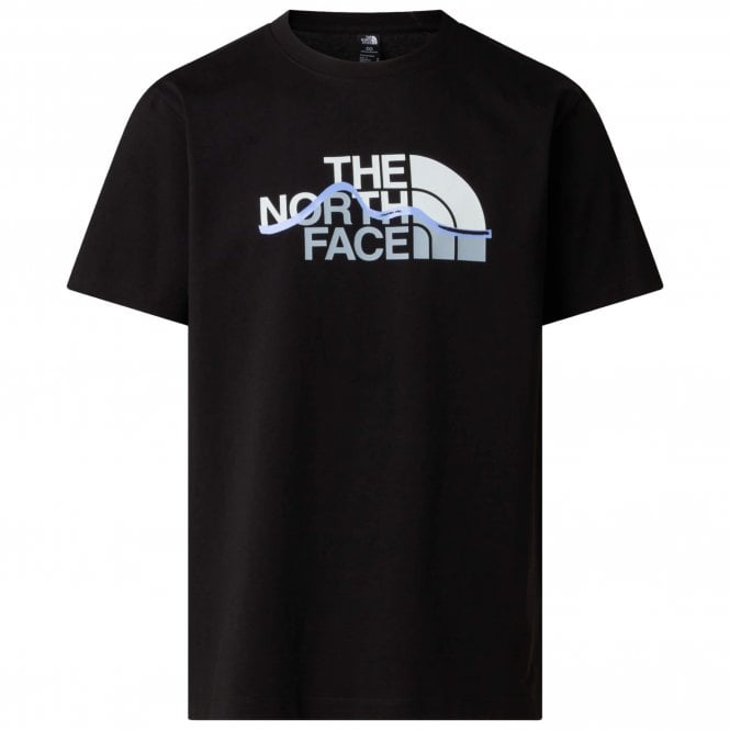 The North Face Mens Mountain Line Short Sleeve Tee