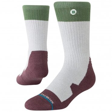 Tri Block Hike Crew Sock